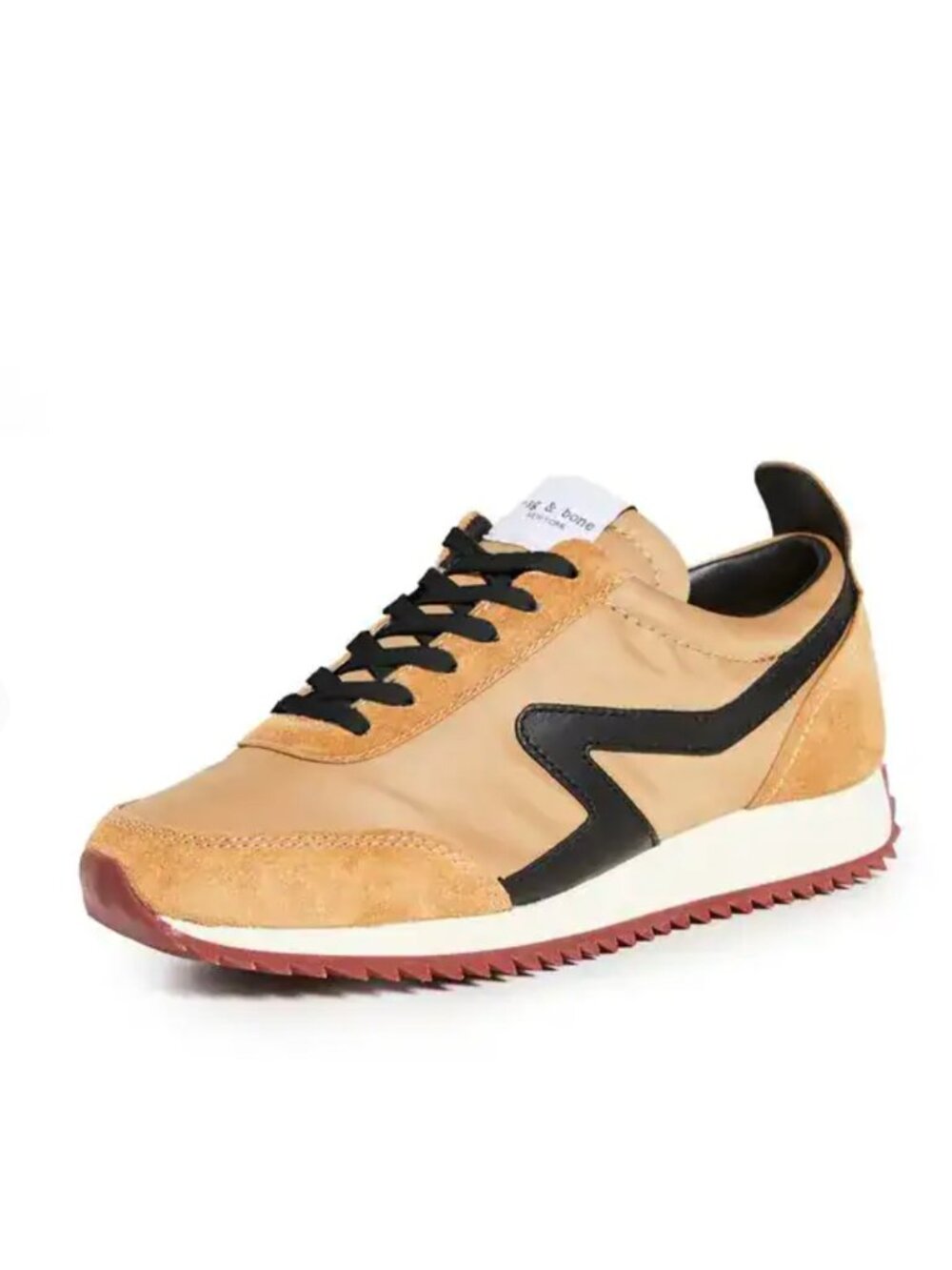 Rag & Bone Retro Runner Sneakers in Mustard - Women's Size 8 - Picture 3 of 13
